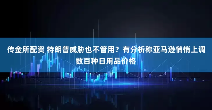 传金所配资 特朗普威胁也不管用？有分析称亚马逊悄悄上调数百种日用品价格
