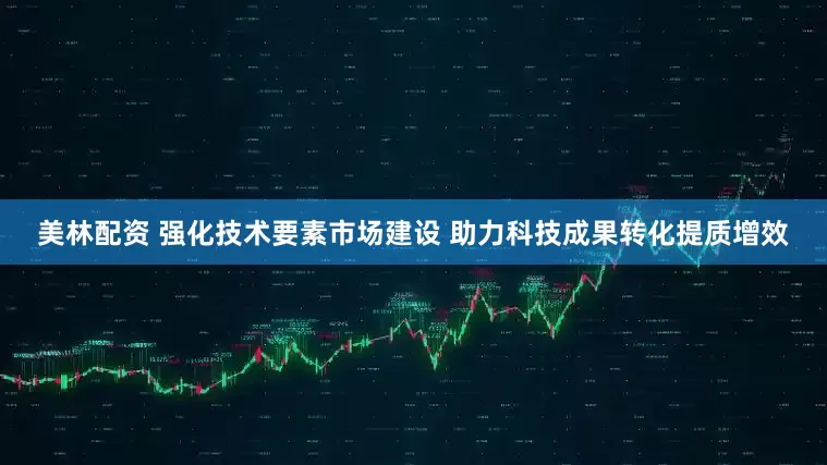 美林配资 强化技术要素市场建设 助力科技成果转化提质增效