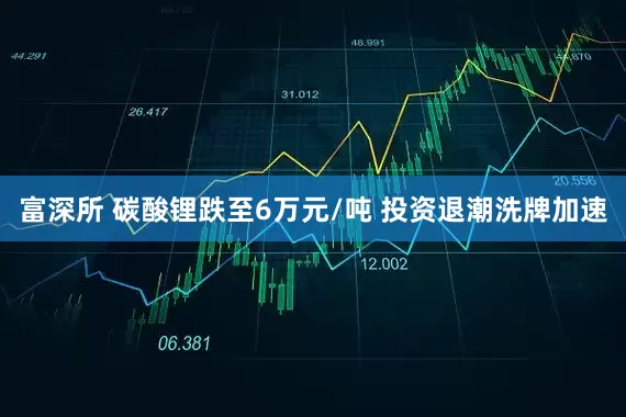 富深所 碳酸锂跌至6万元/吨 投资退潮洗牌加速