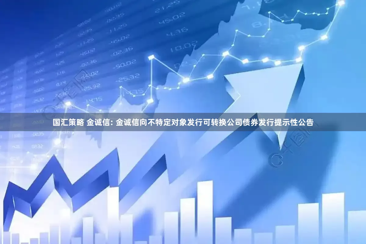 国汇策略 金诚信: 金诚信向不特定对象发行可转换公司债券发行提示性公告